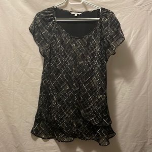 layered shirt, silky underneath